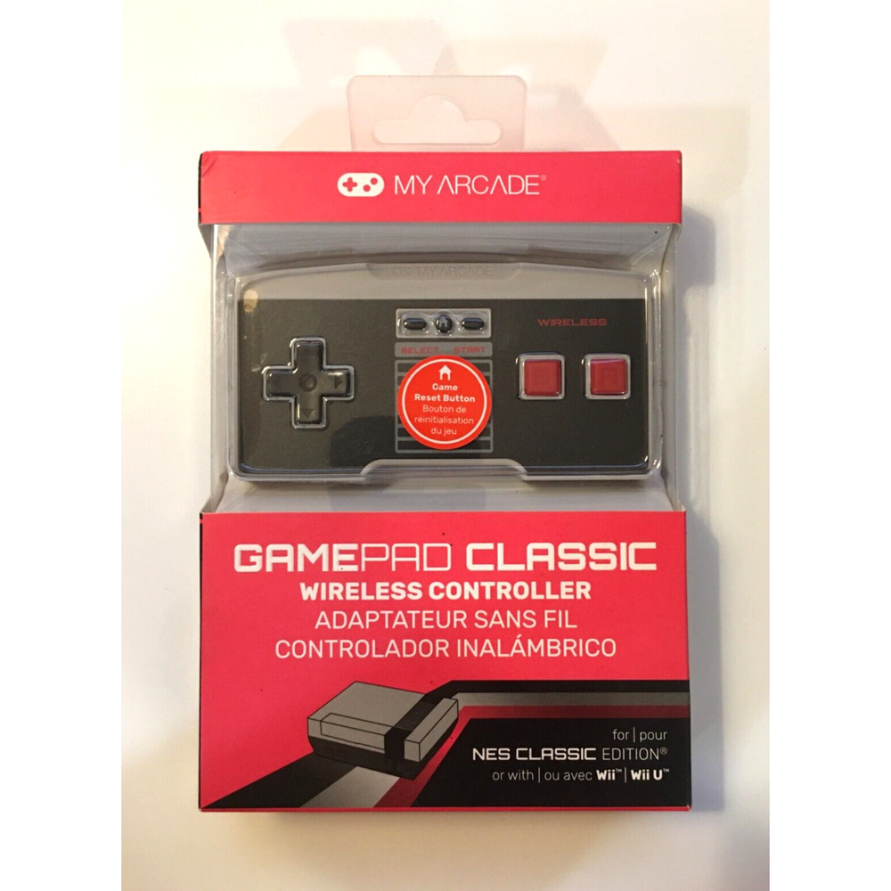 My Arcade GamePad Classic Wireless Controller for NES Classic Edition New Sealed
